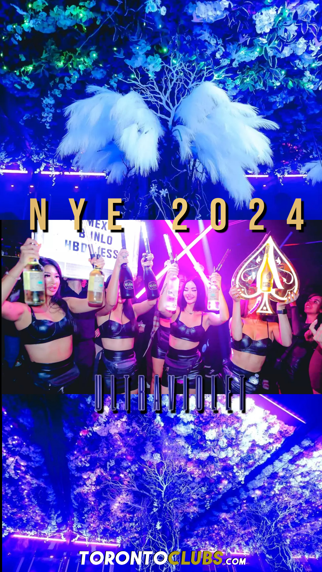 NEW YEARS EVE EVENT 2024 AT ULTRAVIOLET TORONTO